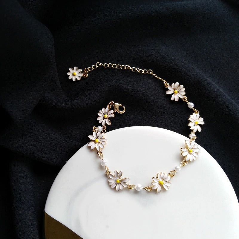 Cute Sweet Flowers Bracelet