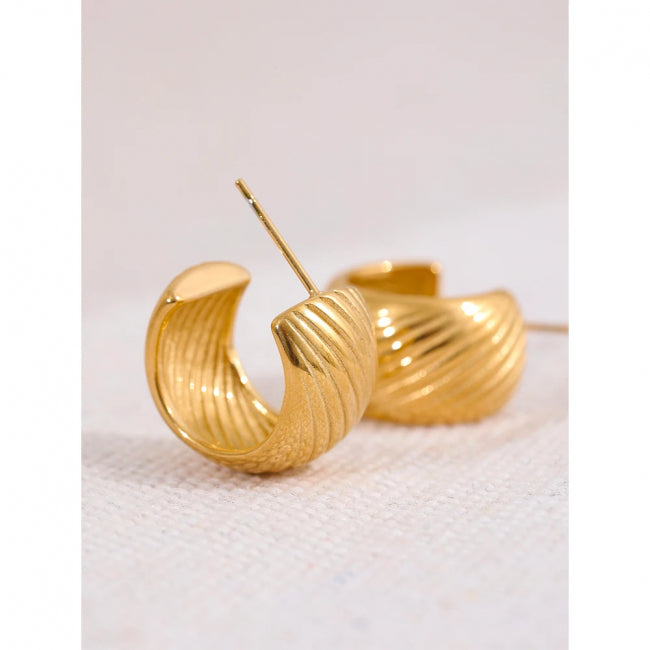 C Shape Gold Color Stainless Steel
