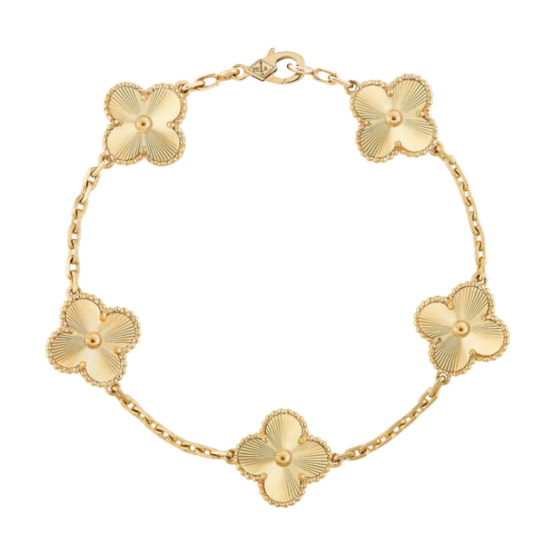 Vintage Alhambra Bracelet in Yellow Gold