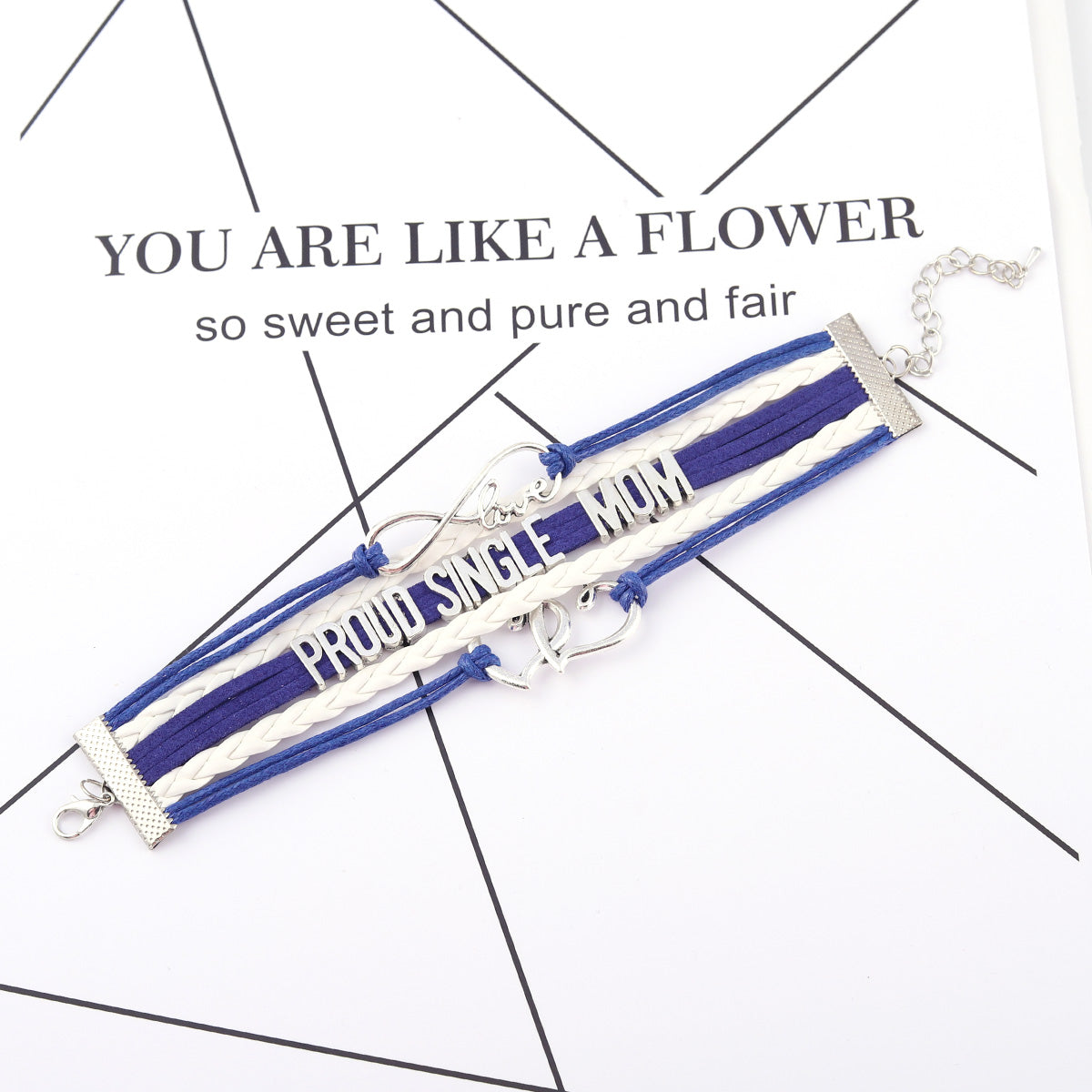 Proud Single Mom Love Bracelet