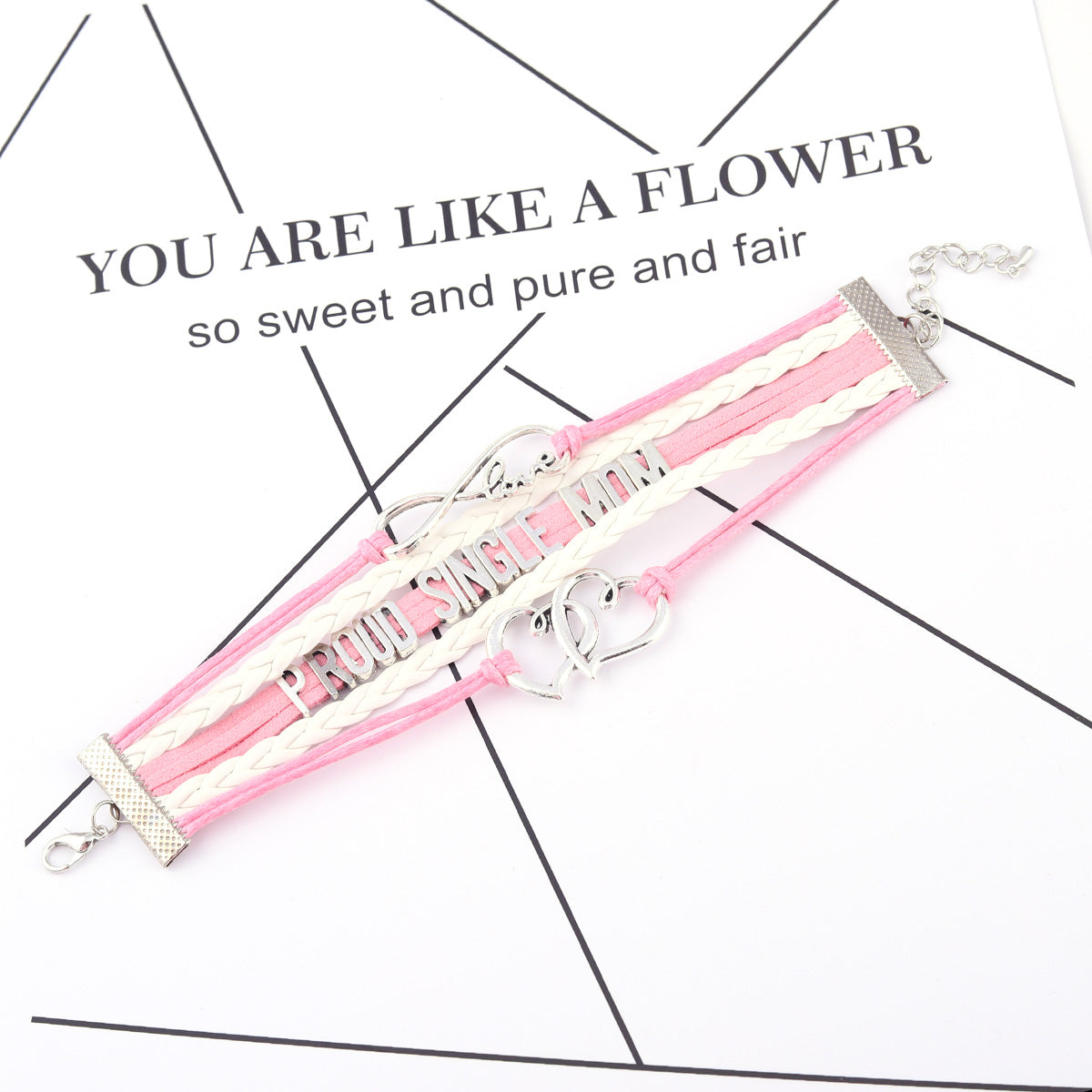 Proud Single Mom Love Bracelet