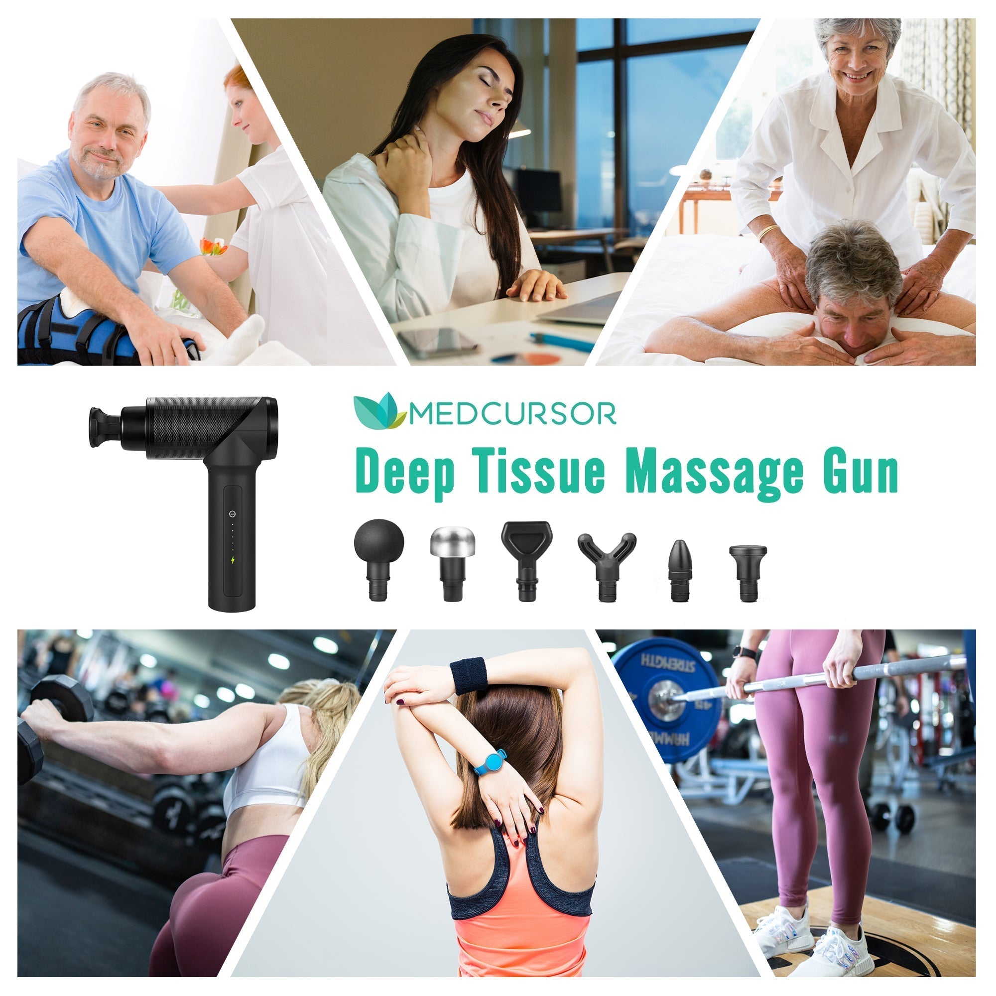 Handheld Deep Tissue Massage Gun