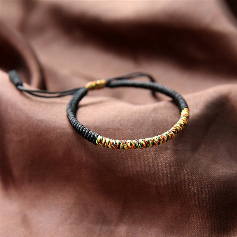 Tibetan Buddhist Braided Lucky Bracelet