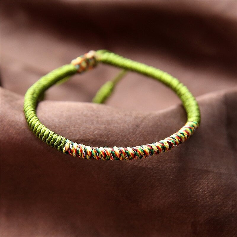 Tibetan Buddhist Braided Lucky Bracelet