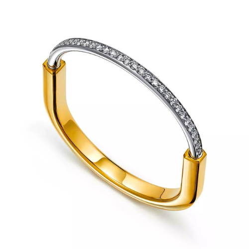 Lock Diamond Bangle