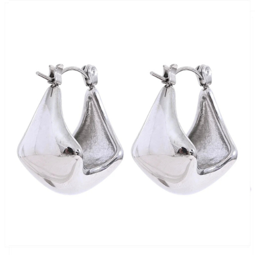 Plain Square Hoop Earrings
