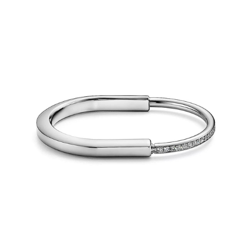 Lock Diamond Bangle
