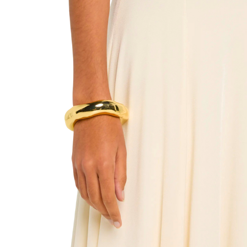 Wide Molten Bangle