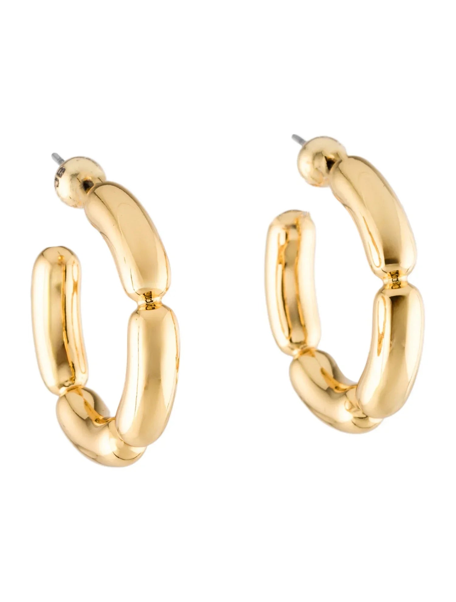 Ballon Link Hoop Earrings