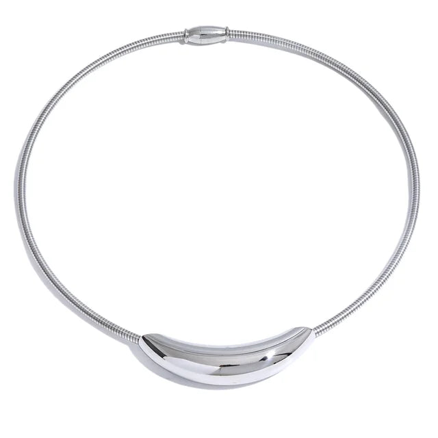 Chic Stainless Steel Choker Necklace