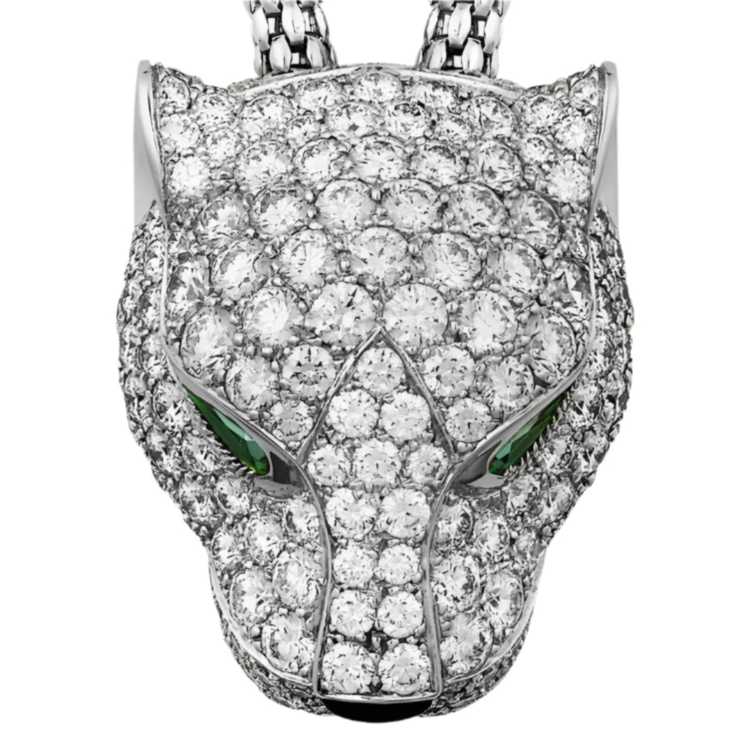 Panthère De Necklace White Gold full Diamonds