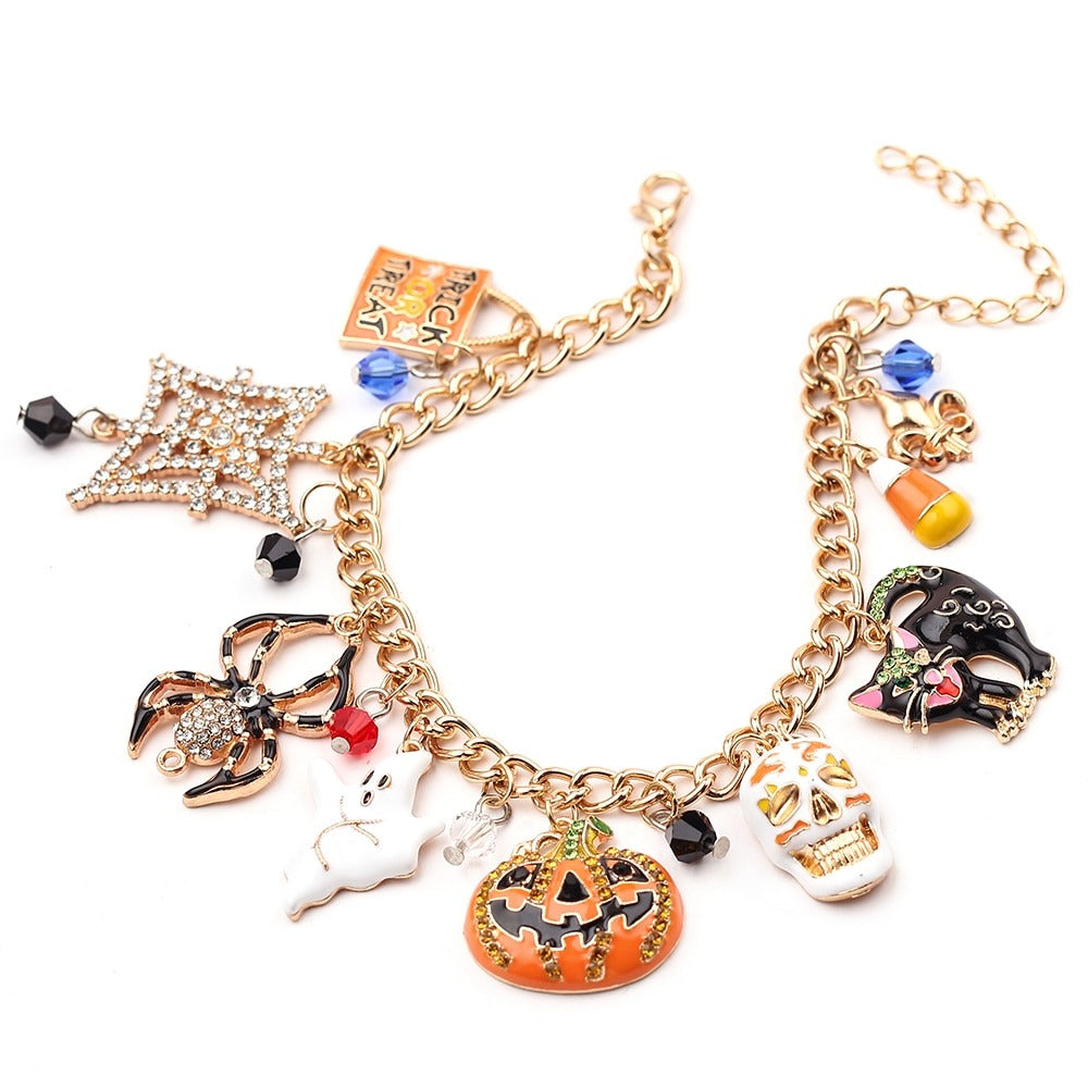 Halloween Pumpkin Bracelet