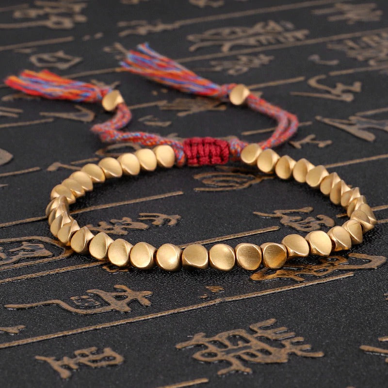 Tibetan Copper Beads Bracelet