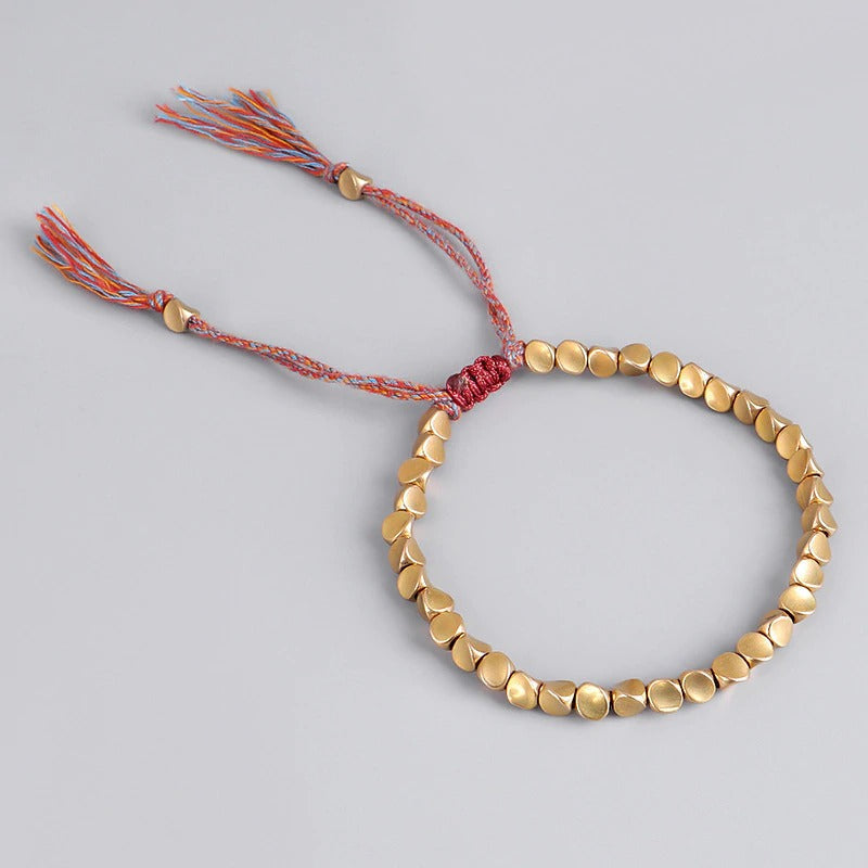 Tibetan Copper Beads Bracelet