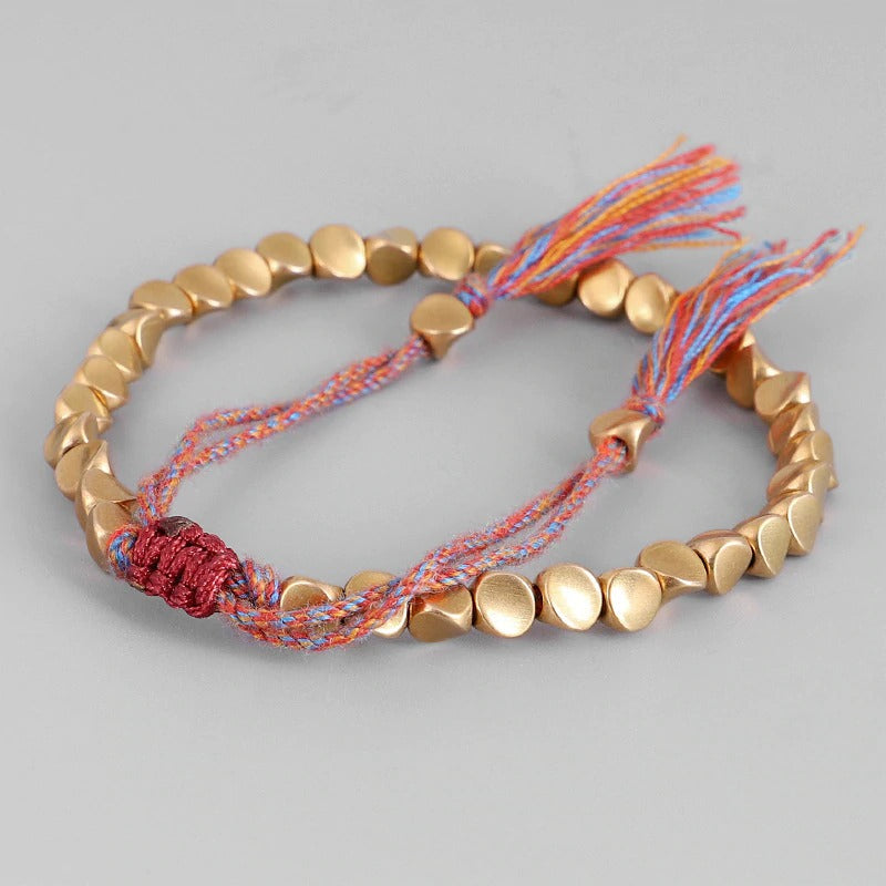 Tibetan Copper Beads Bracelet