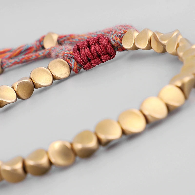 Tibetan Copper Beads Bracelet