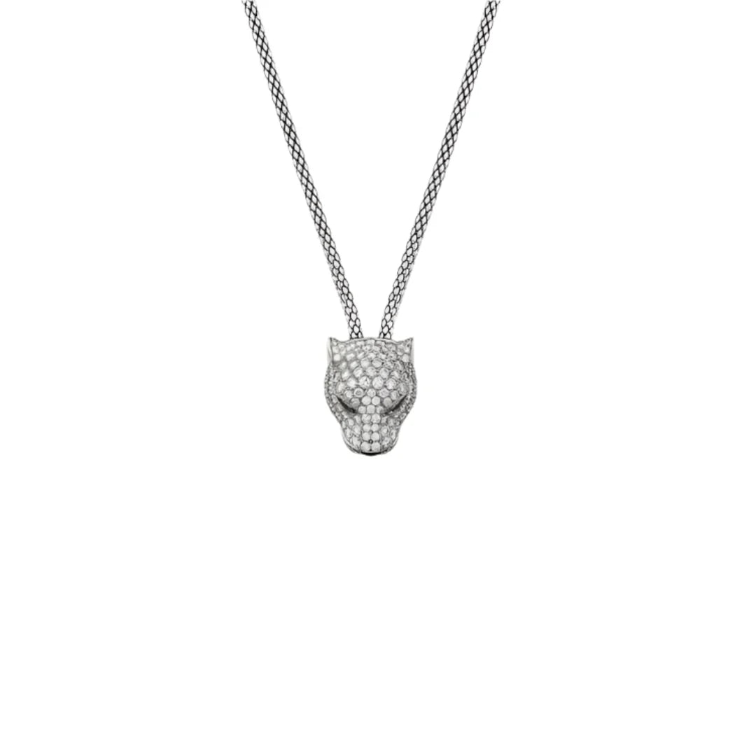 Panthère De Necklace White Gold full Diamonds