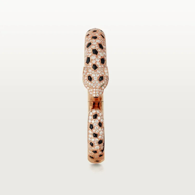 Bracelet Rose Gold Vermeil Emerald Diamond Detail