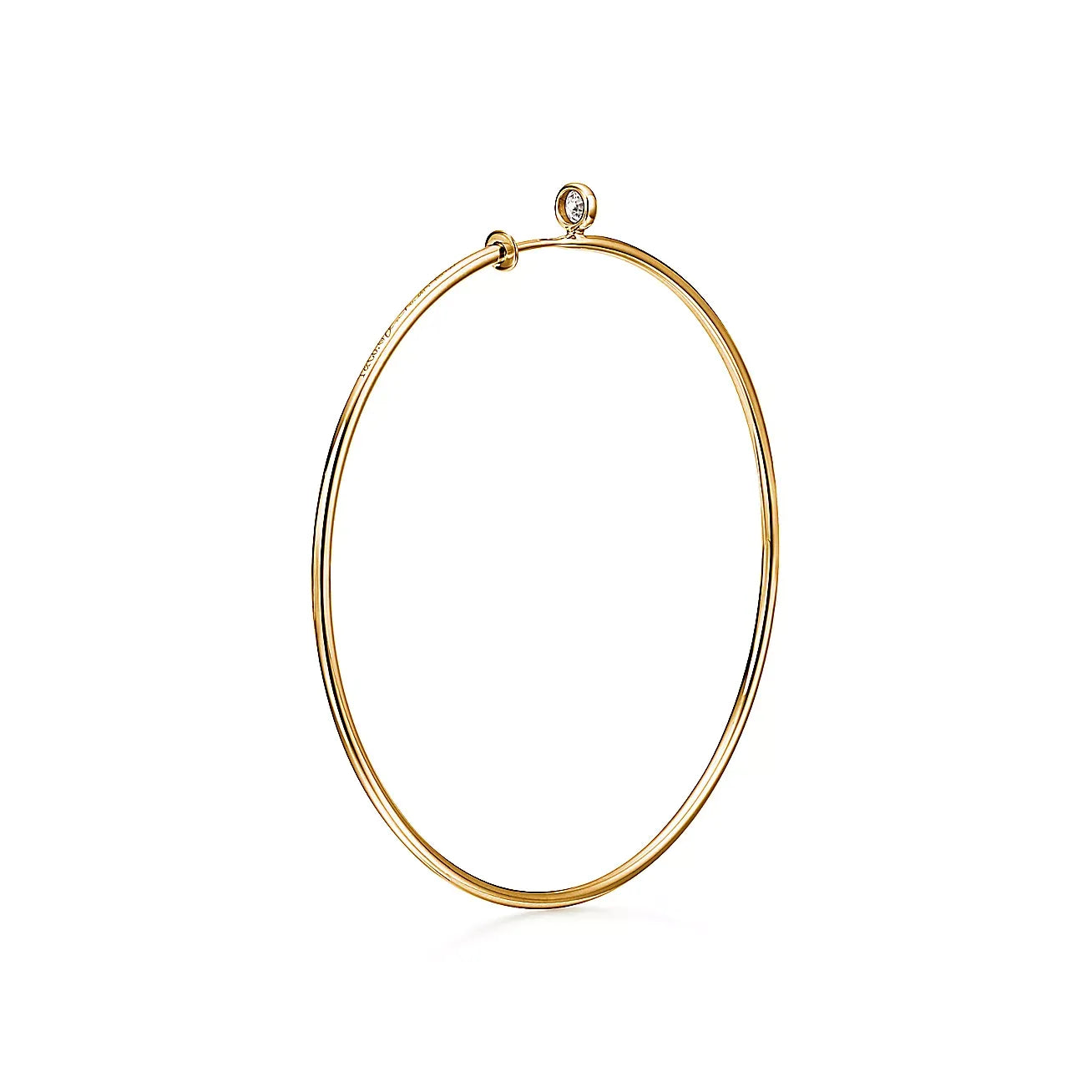 Elsa Peretti Diamond Hoop Earrings