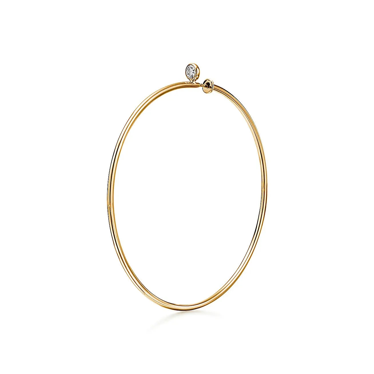Elsa Peretti Diamond Hoop Earrings