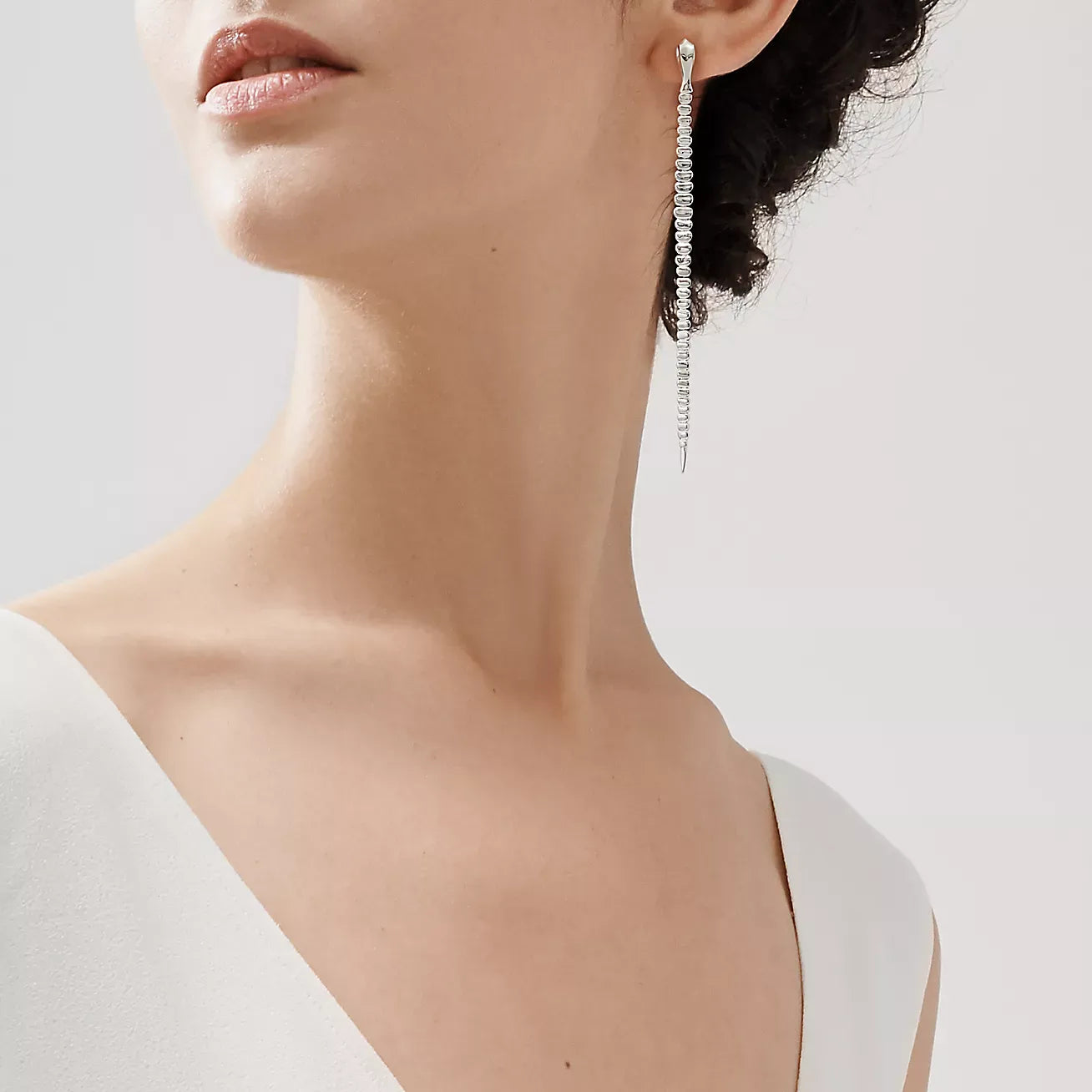 Elsa Peretti Snake Medium Silver Earrings