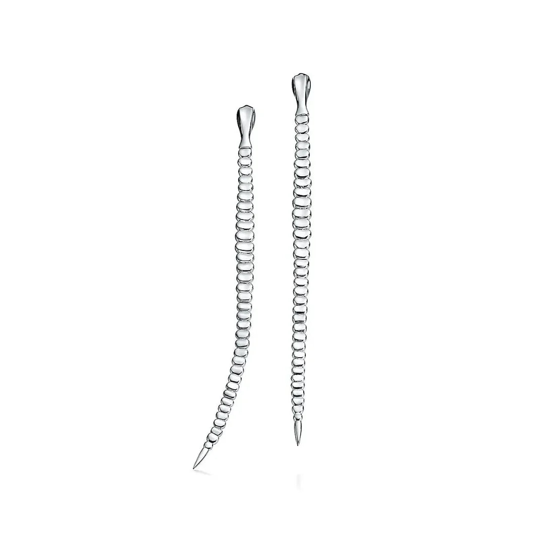 Elsa Peretti Snake Medium Silver Earrings