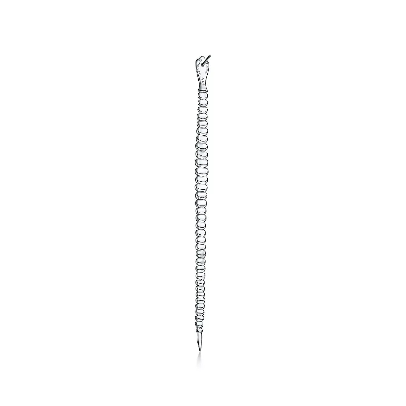 Elsa Peretti Snake Medium Silver Earrings
