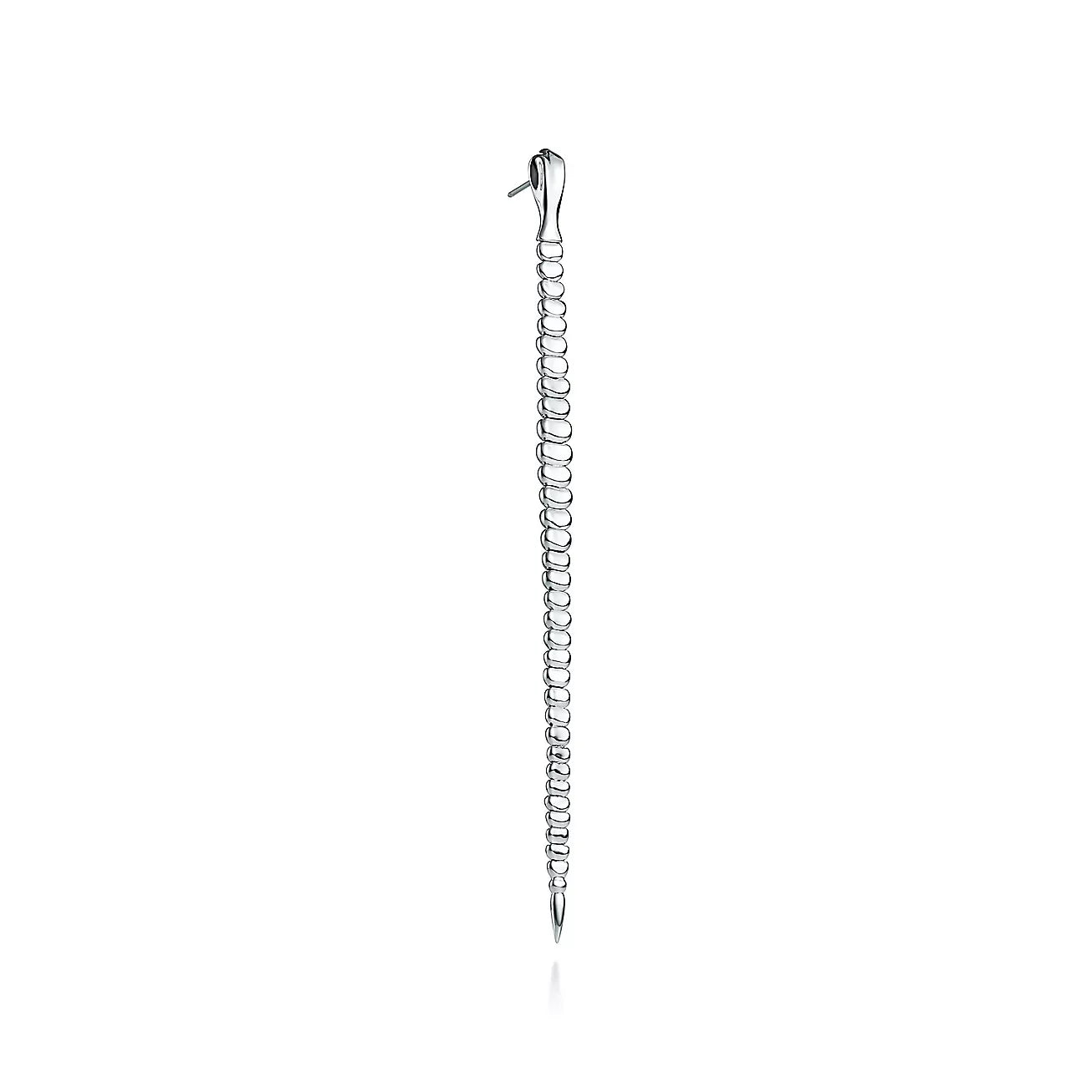 Elsa Peretti Snake Medium Silver Earrings