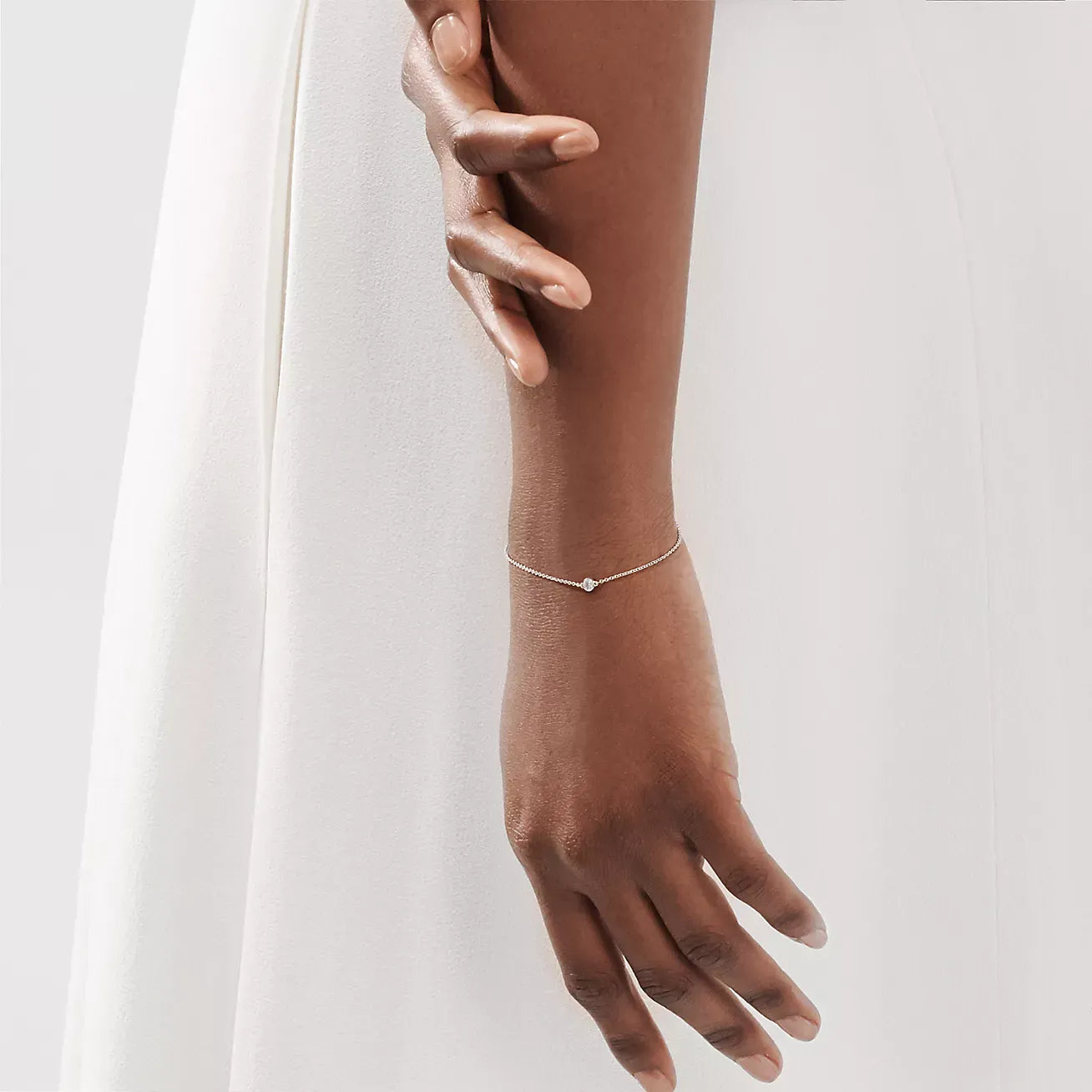 Elsa Peretti Bracelet  White Gold with Diamonds