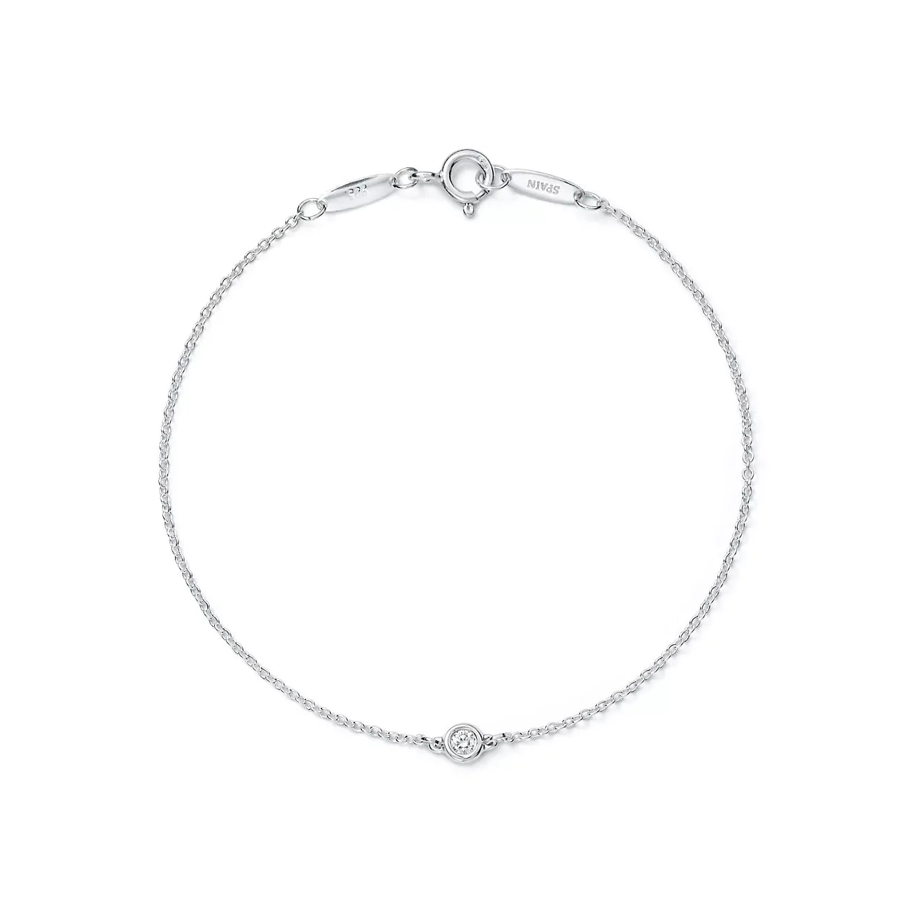 Elsa Peretti Bracelet  White Gold with Diamonds