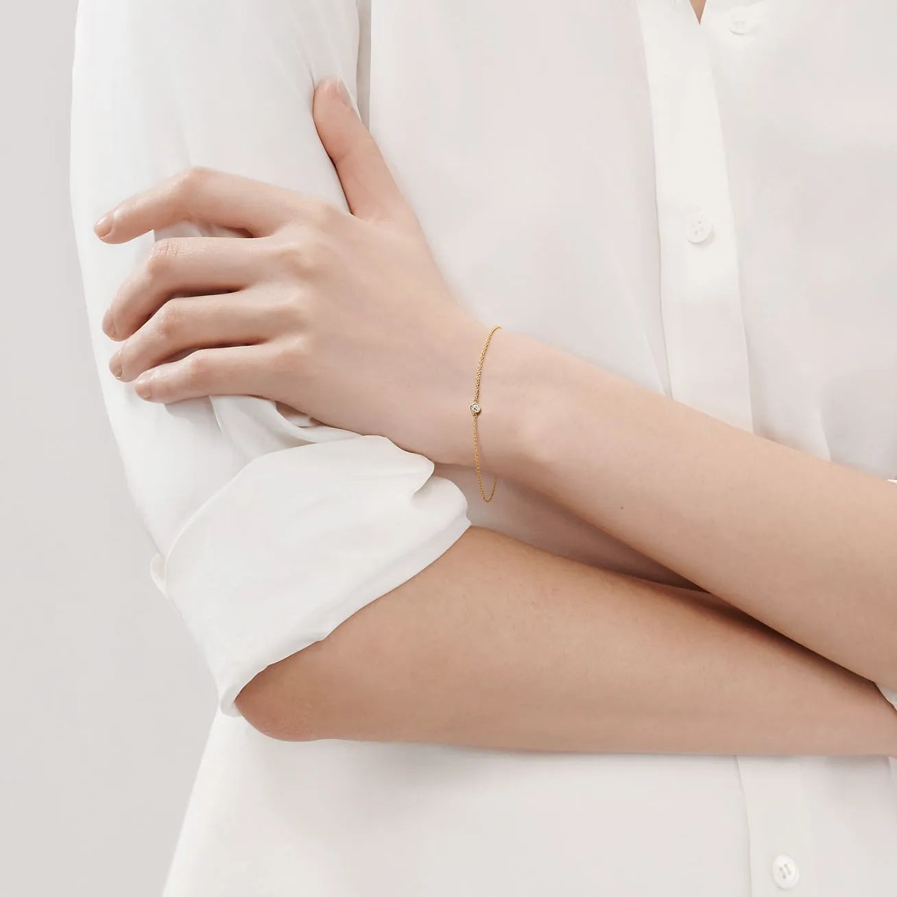 Elsa Peretti Bracelet  Yellow Gold with Diamonds