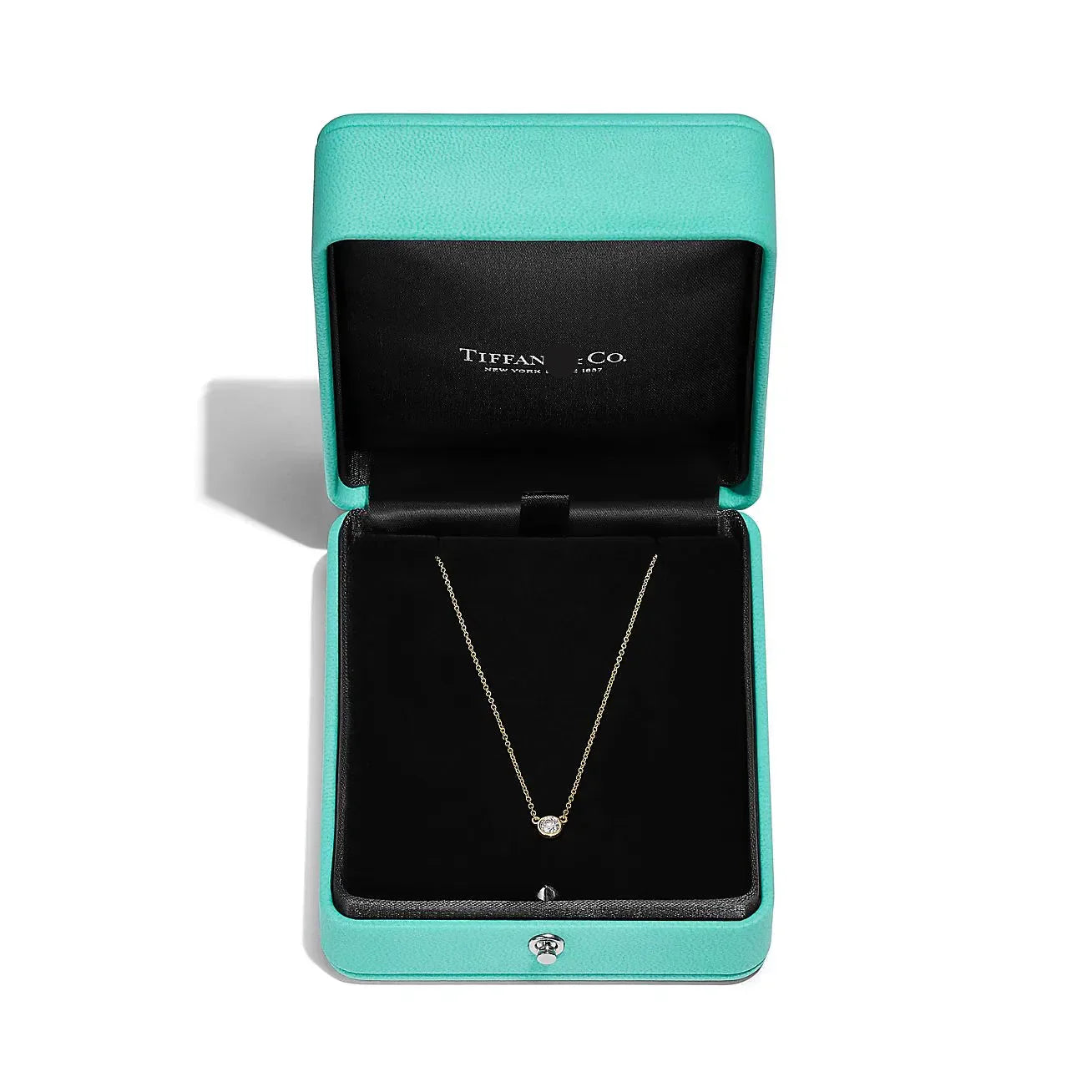 Elsa Peretti Diamond Pendant Yellow Gold