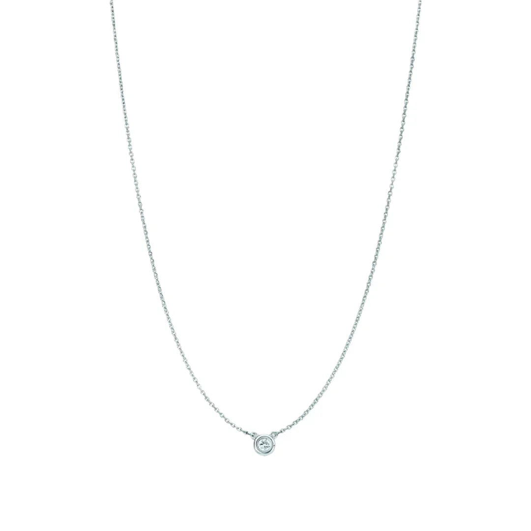 Elsa Peretti Diamond Pendant White Gold