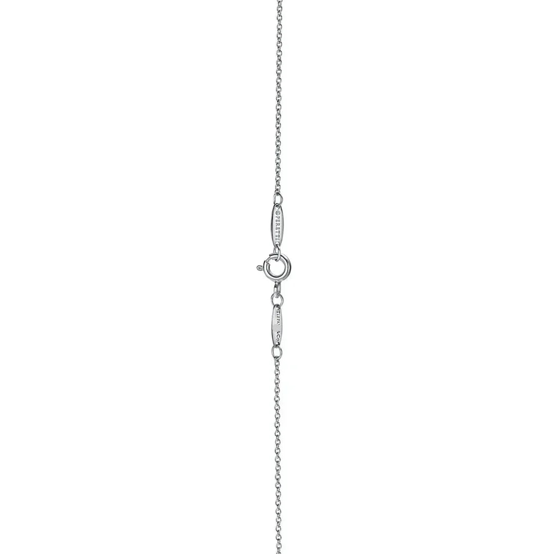 Open Heart Bracelet in White Gold
