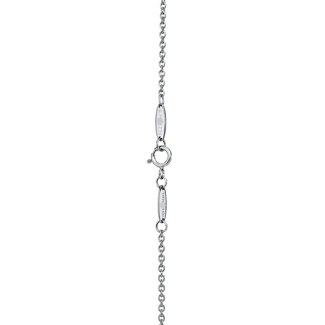 Elsa Peretti Open Heart Necklace with Diamond