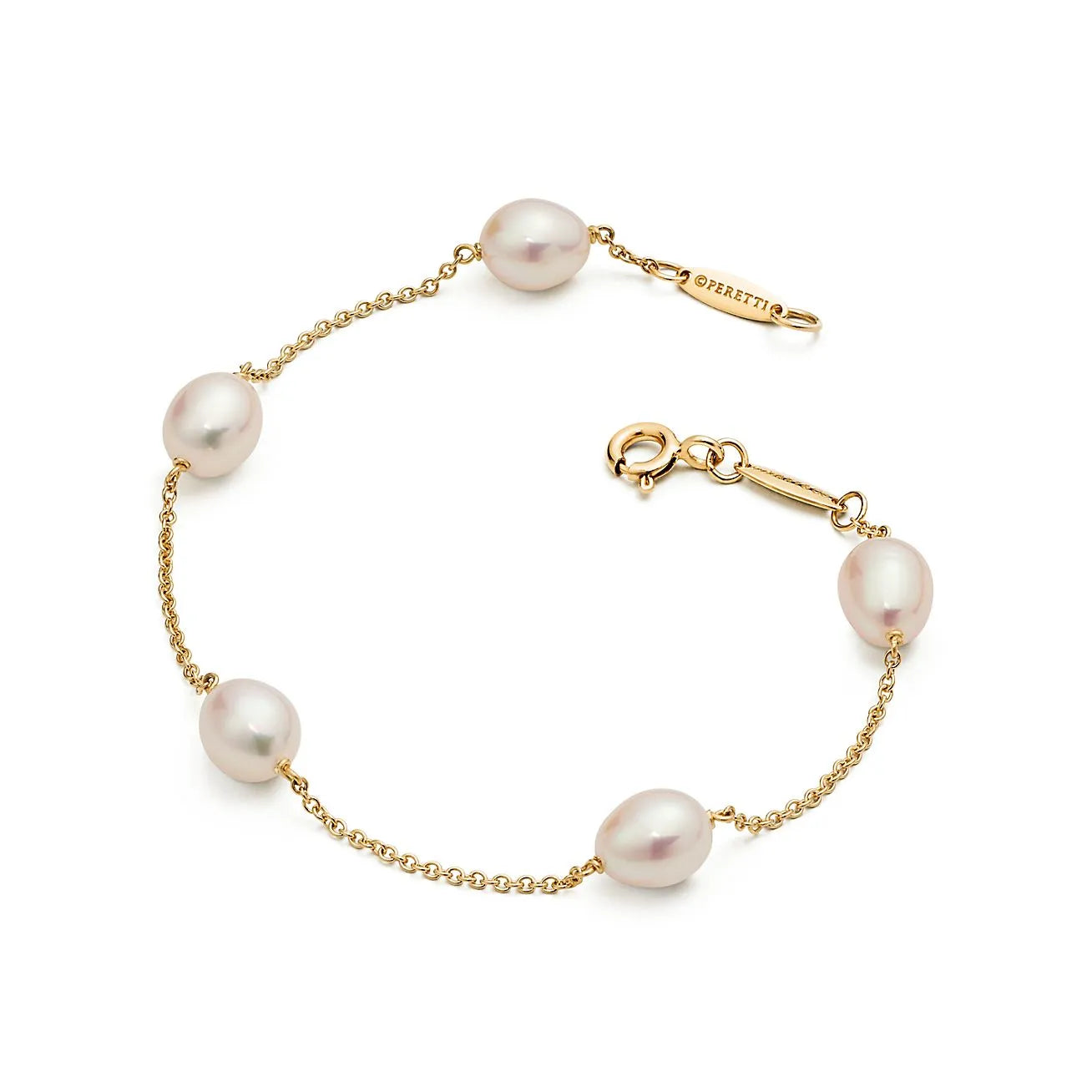 Elsa Peretti Bracelet Pearls Yellow Gold