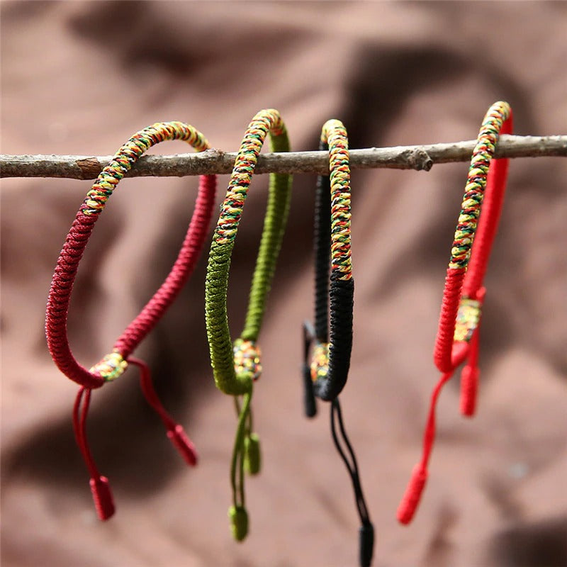 Tibetan Buddhist Braided Lucky Bracelet