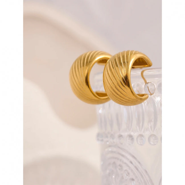 C Shape Gold Color Stainless Steel