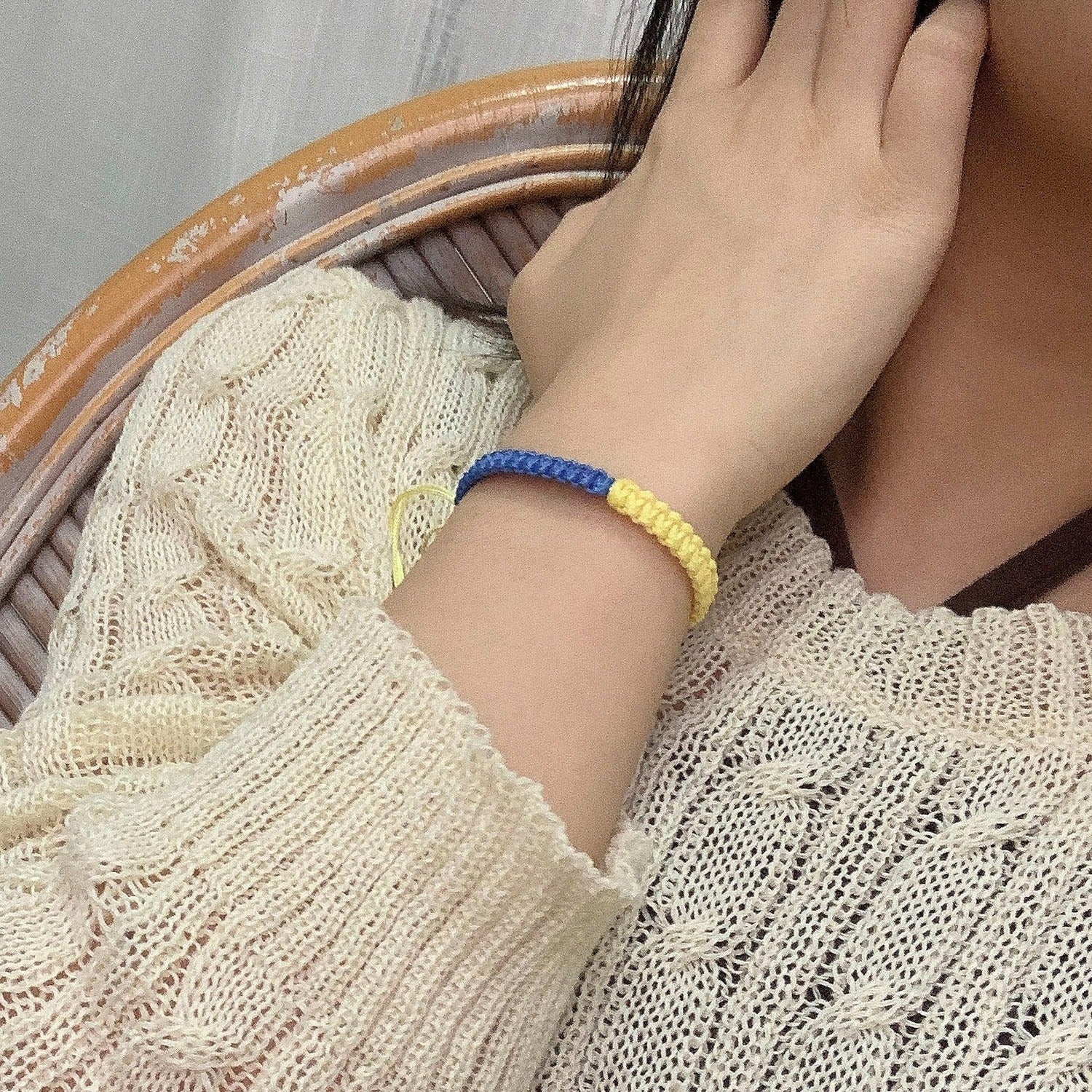 I support ukraine wristband