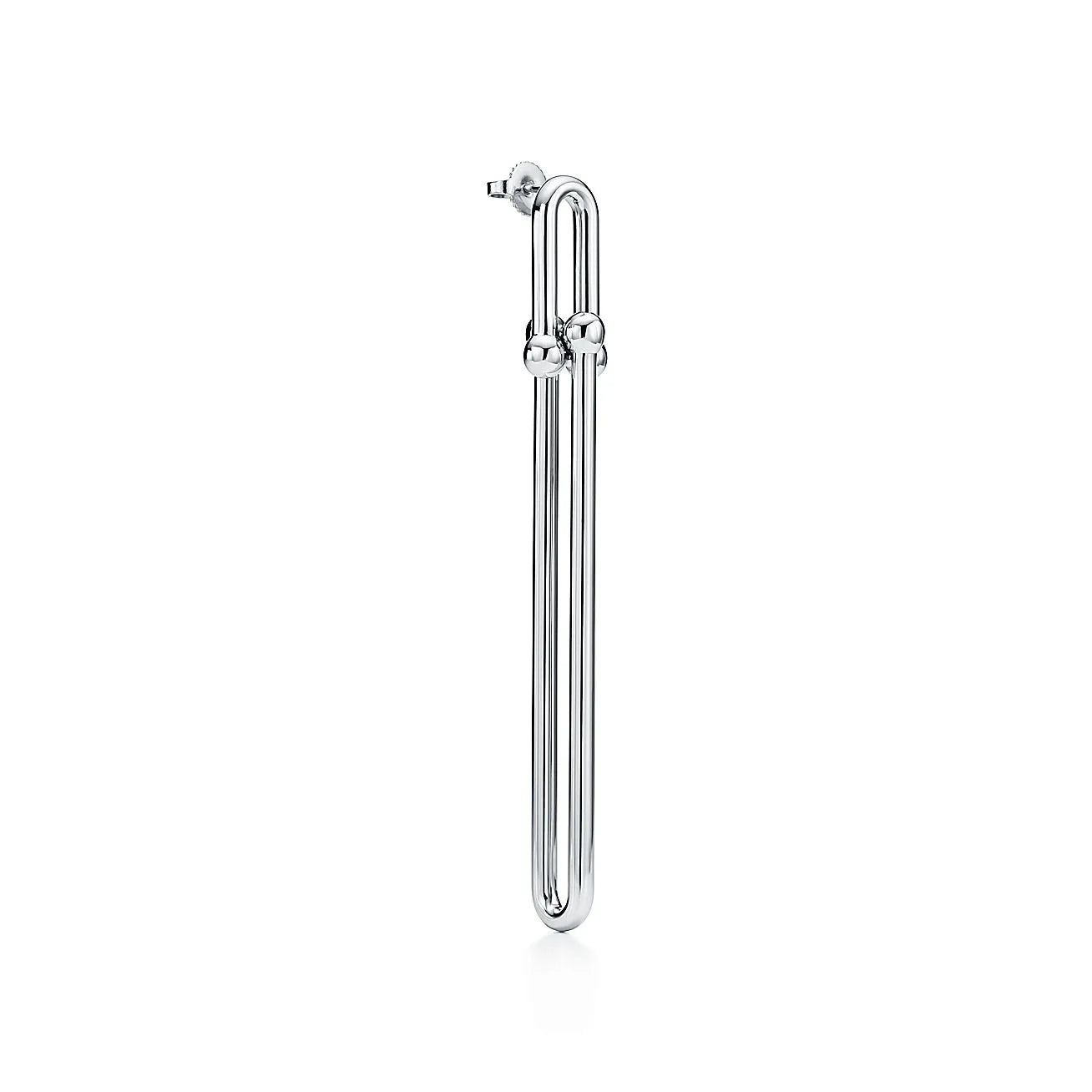HardWear Double Long Link Silver Earrings