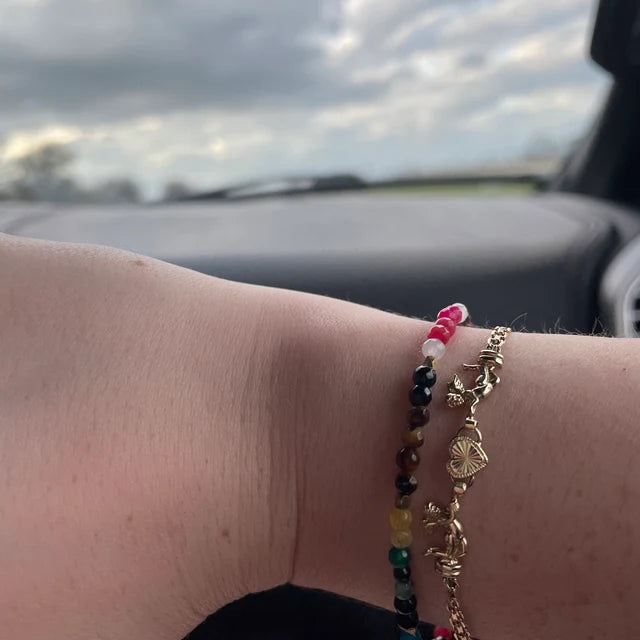 12 Major Zodiac Constellations Chakra Stone Bracelet