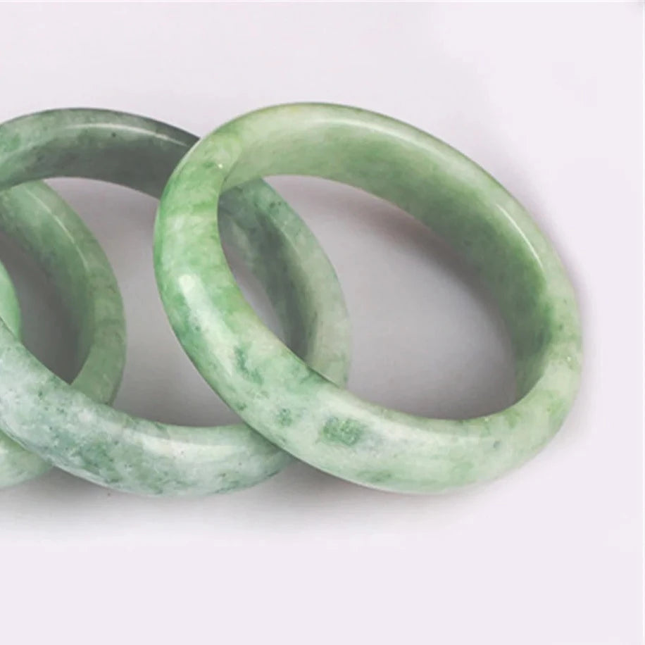 Natural Green Jade Stone Bangle Lady bracelet