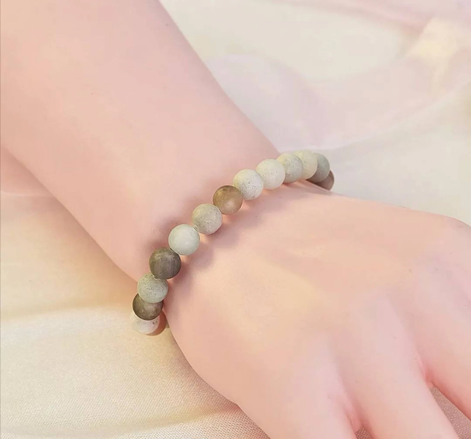 Boho Amazonite Beaded Bracelet