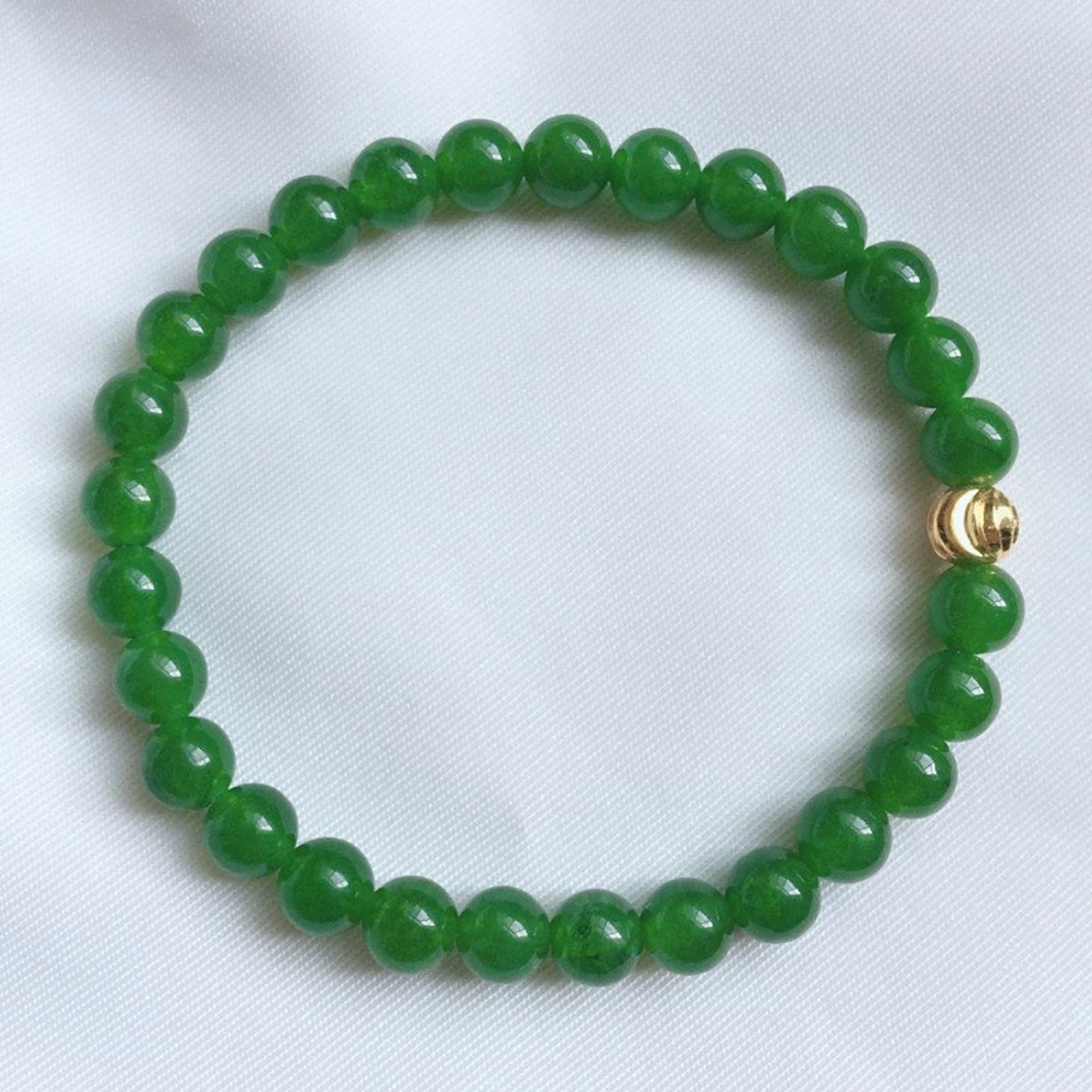 Emerald Green Jade Bracelet