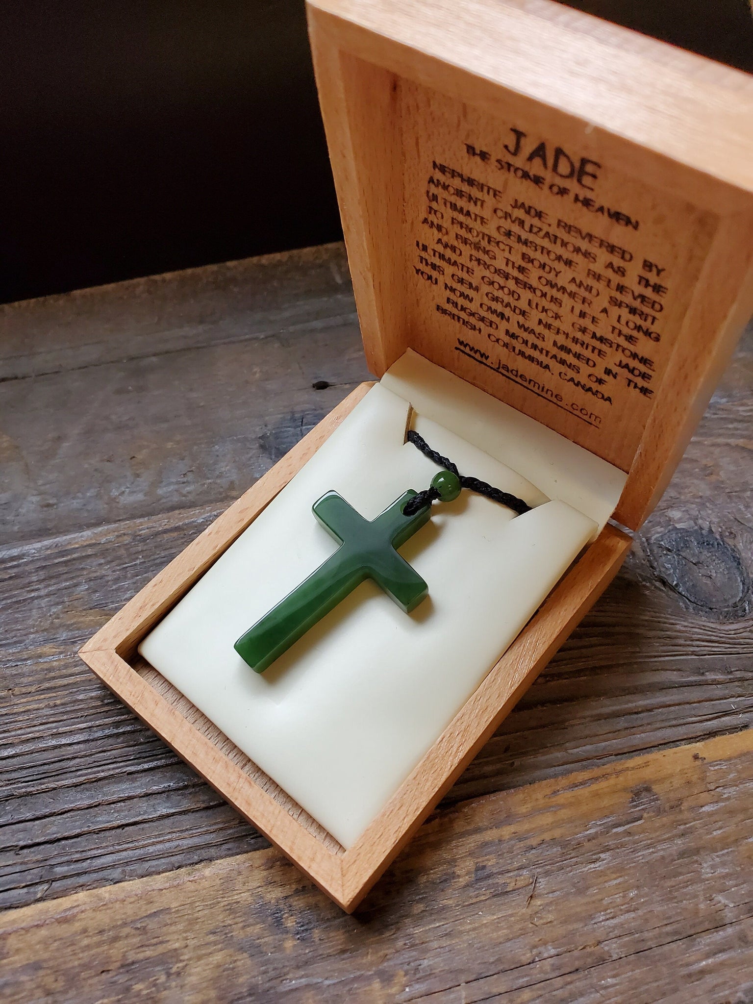Jade Cross Pendant