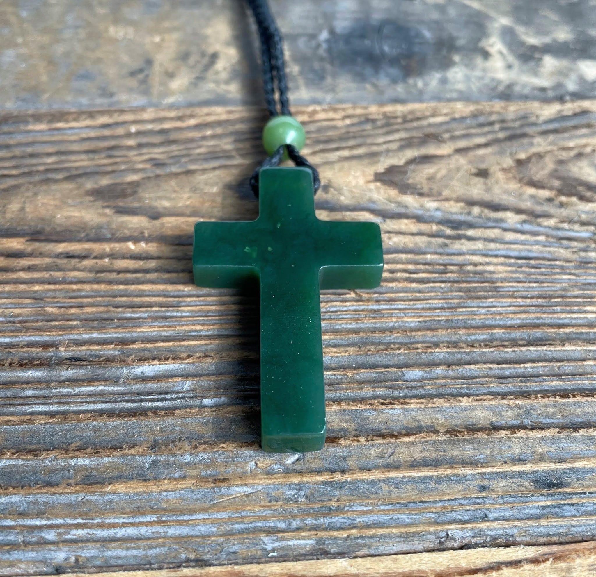Jade Cross Pendant