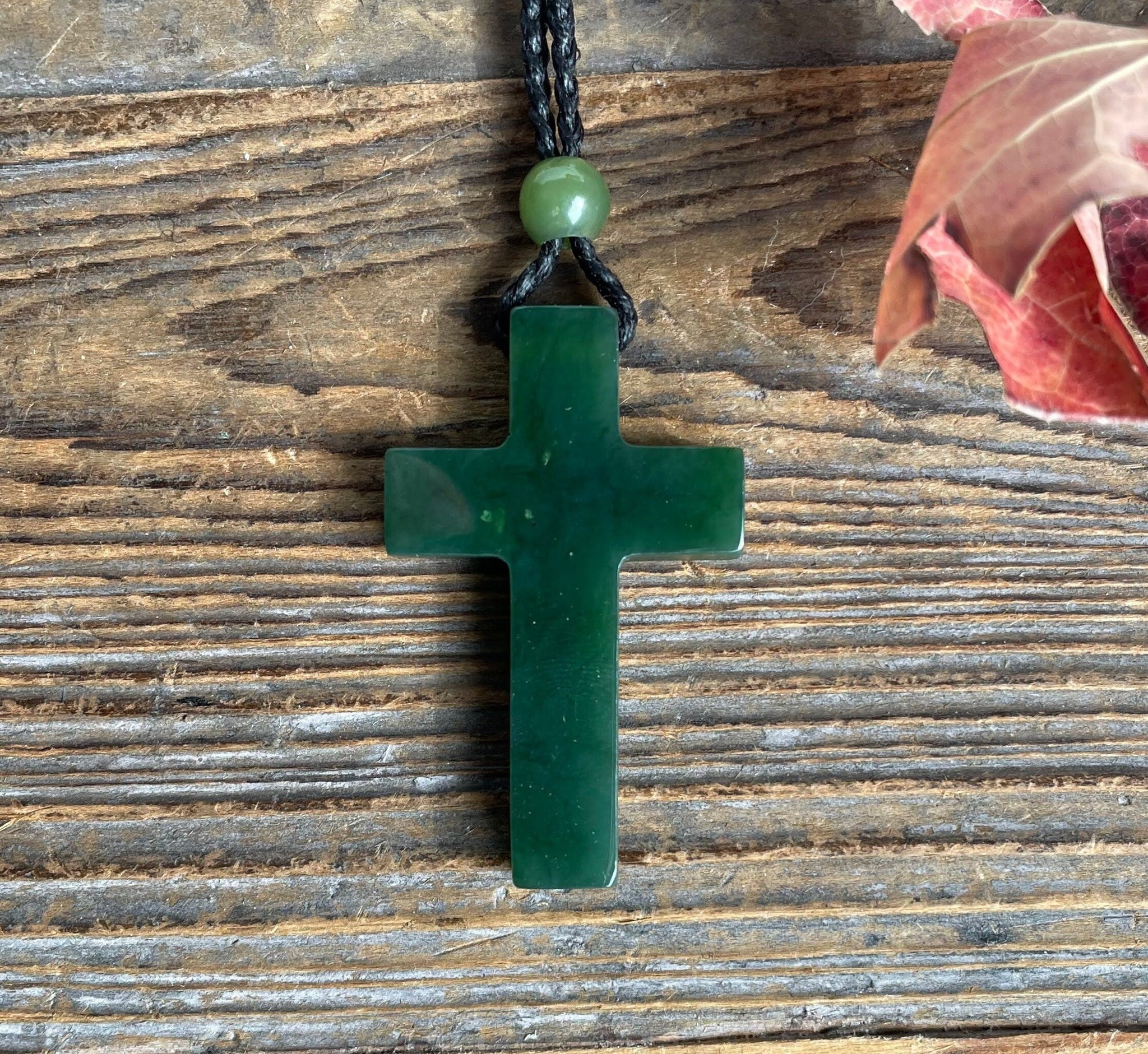 Jade Cross Pendant
