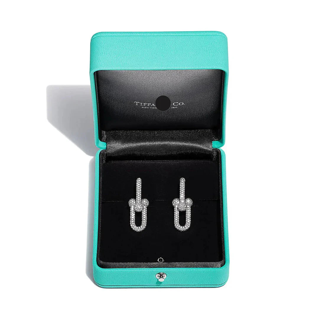 HardWear Large Link Earrings full Diamonds
