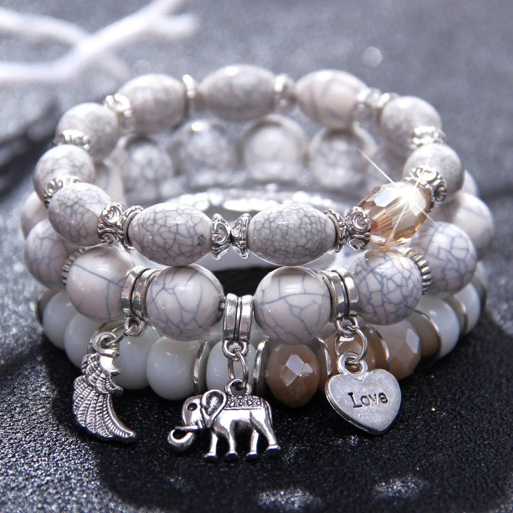Charms Bracelet Elephant Pendant