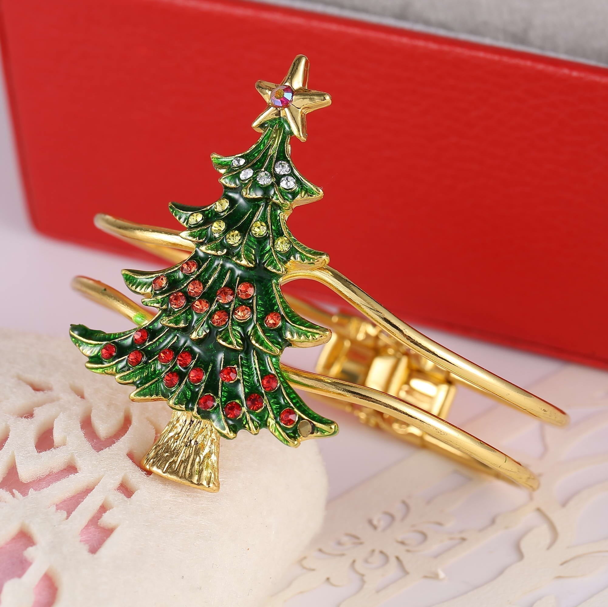 beautiful Chirstmas Tree Bracelet